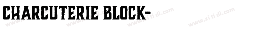 Charcuterie Block字体转换 Charcuterie Block字体转换